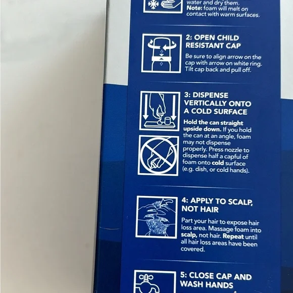 Rogaine Men’s Hair Regrowth system with 5% Topical Foam 3 cans. Exp: 11/2027. - Picture 5 of 8